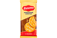 Шоколад Молочный с крекером 90г ЯШКИНО